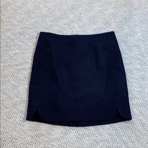 Navy J. Crew Skirt